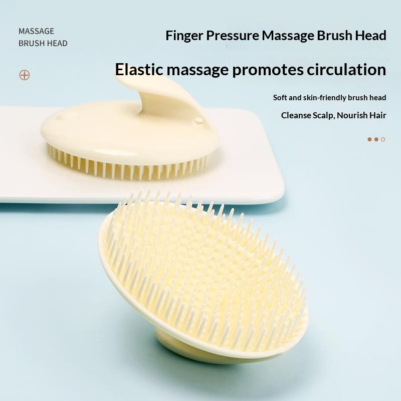 Hair Care Products - Weiche Silikon-Kopfhautmassagebürste, Shampoo-Bürste für Nass- und